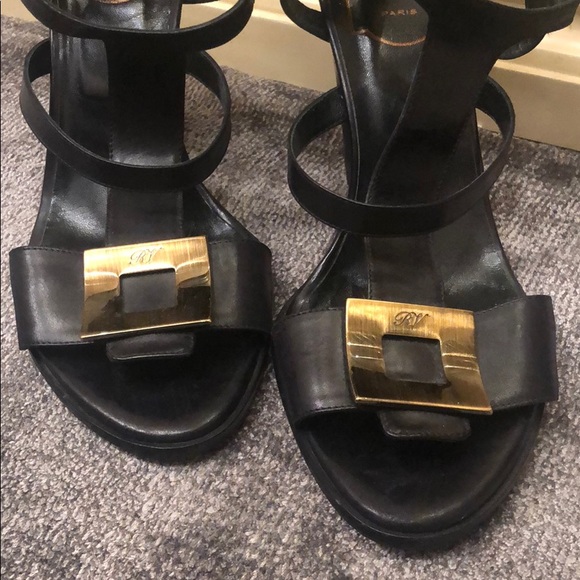 Rodger Vivier Black Sandal - Picture 2 of 7